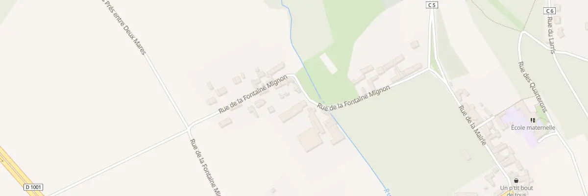 Plan du 331 Rue de la Fontaine Mignon à Ponchon