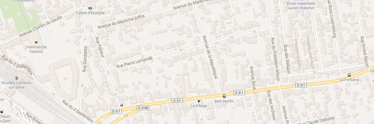 Plan du 20B Rue Pierre Lamandé à Houilles