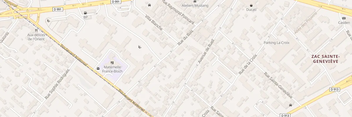 Plan du 29 Rue du Bois à Nanterre