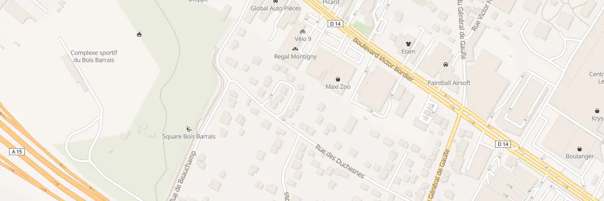 Plan du 38 Rue des Duchesnes à Montigny-lès-Cormeilles