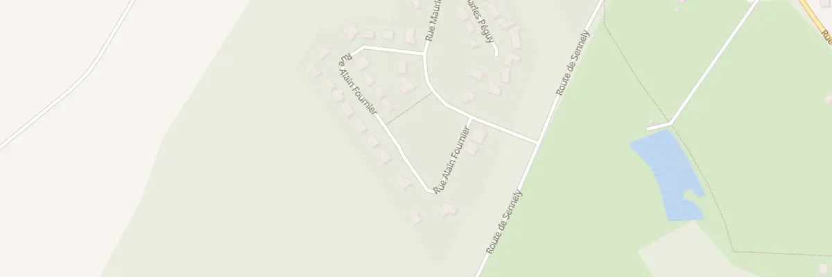 Plan du 13 Rue Alain Fournier à Tigy