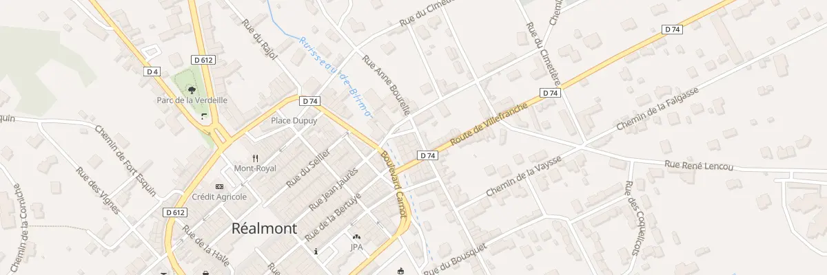 Plan du 6 Pl de la Fréjaire à Réalmont