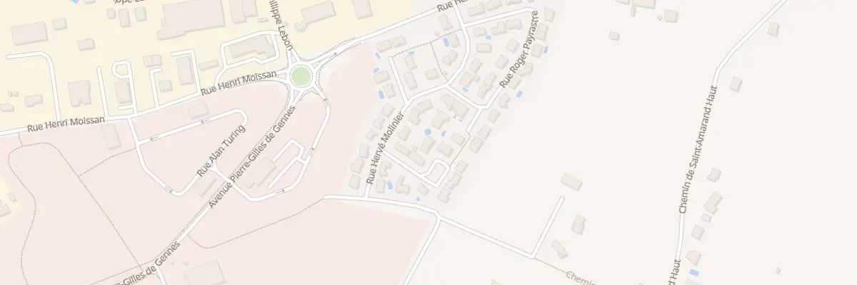 Plan du 23 Rue Hervé Molinier à Albi