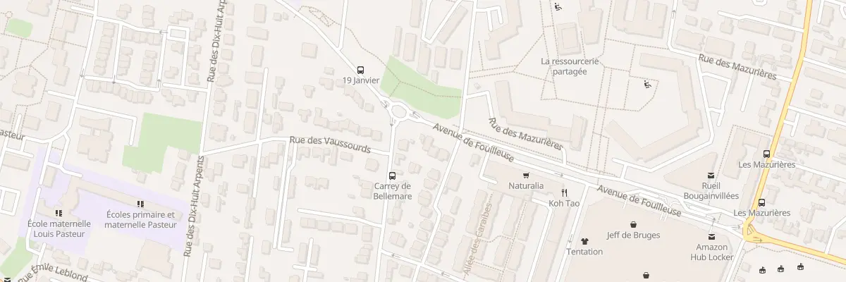 Plan du 6 Av de Fouilleuse à Rueil-Malmaison