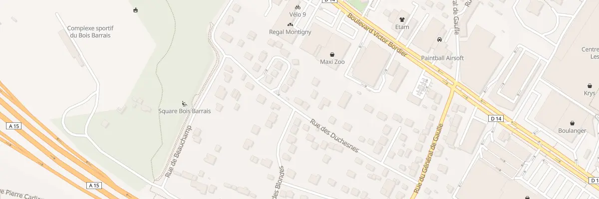 Plan du 34 Rue des Duchesnes à Montigny-lès-Cormeilles