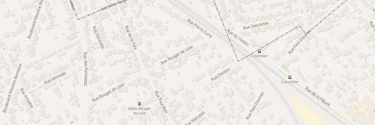 Plan du 17B Rue Rouget de Lisle à Carrières-sur-Seine