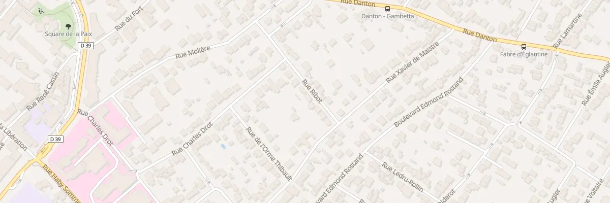 Plan du 10 Rue Ribot à Rueil-Malmaison