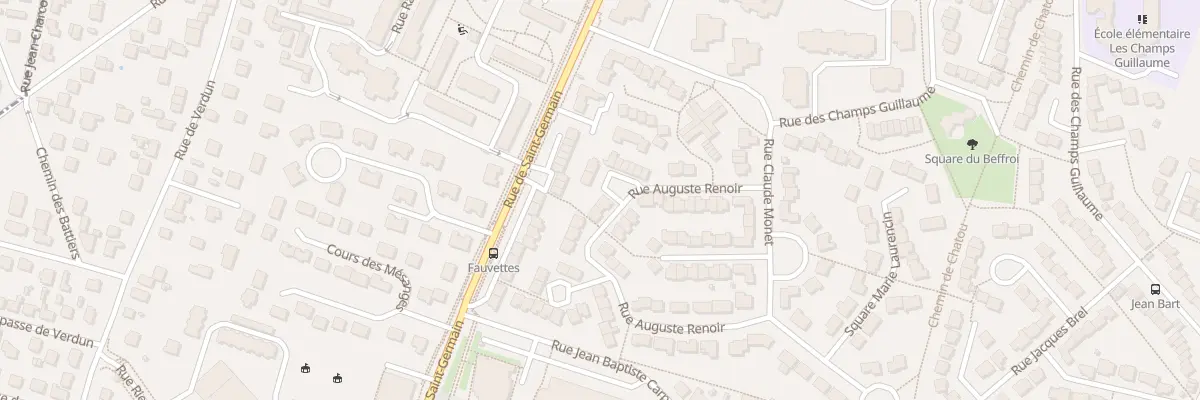 Plan du 23 Rue Auguste Renoir à Cormeilles-en-Parisis