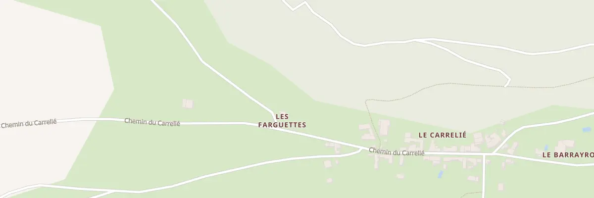 Plan du 5406A Les Farguettes à Mirandol-Bourgnounac