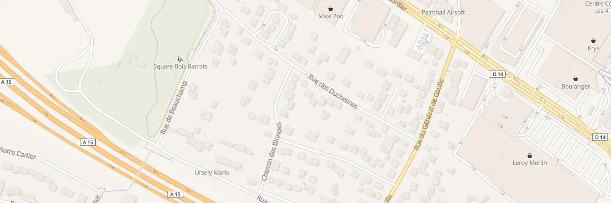 Plan du 21 Rue des Duchesnes à Montigny-lès-Cormeilles