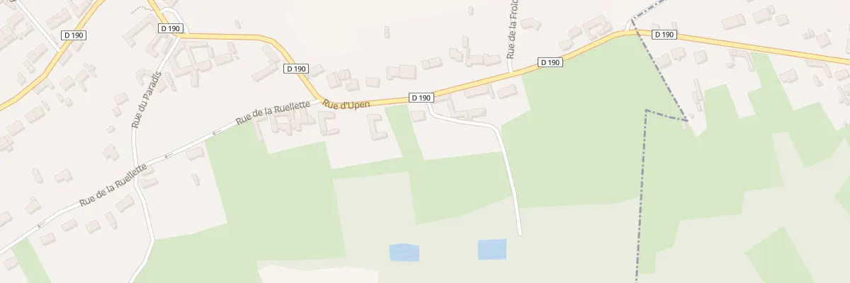Plan du 3B Rue d’Upen à Dohem