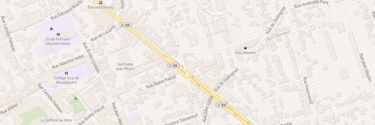 Plan du 2 Rue Parmentier à Houilles