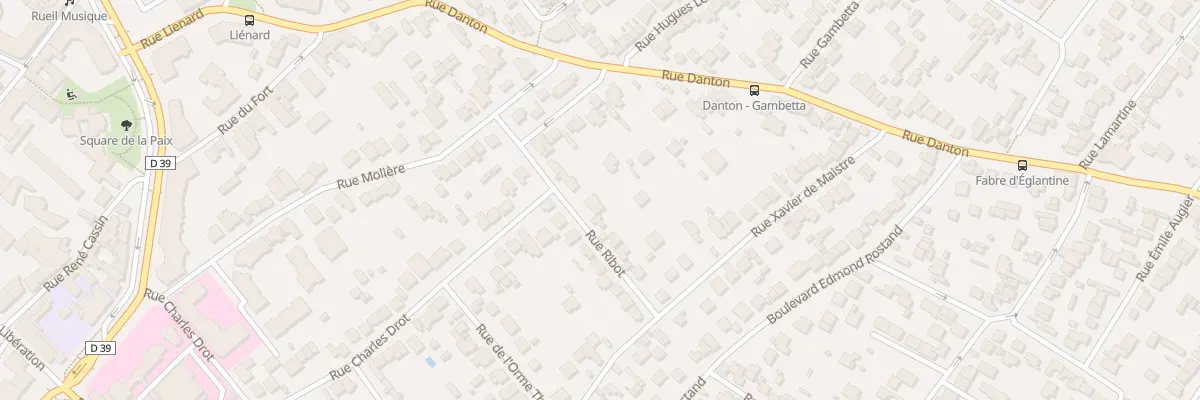 Plan du 3 Rue Ribot à Rueil-Malmaison