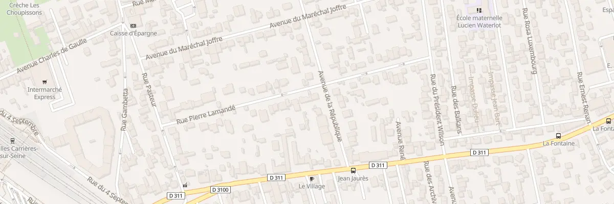 Plan du 24B Rue Pierre Lamandé à Houilles