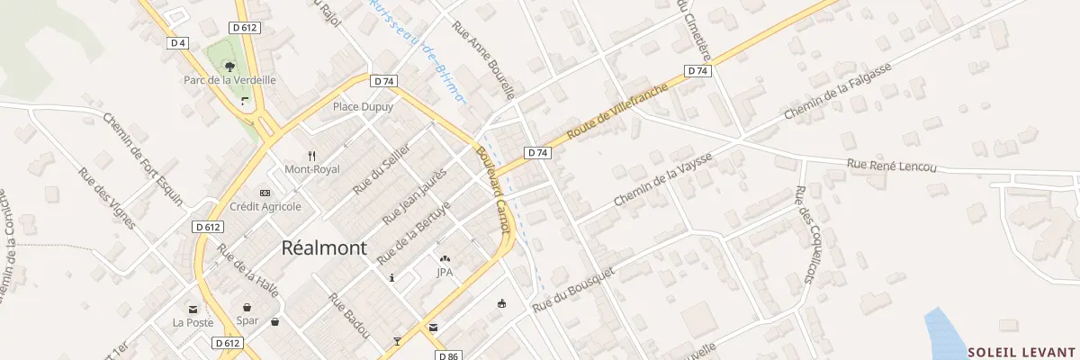 Plan du 5 Rue du Pont à Réalmont