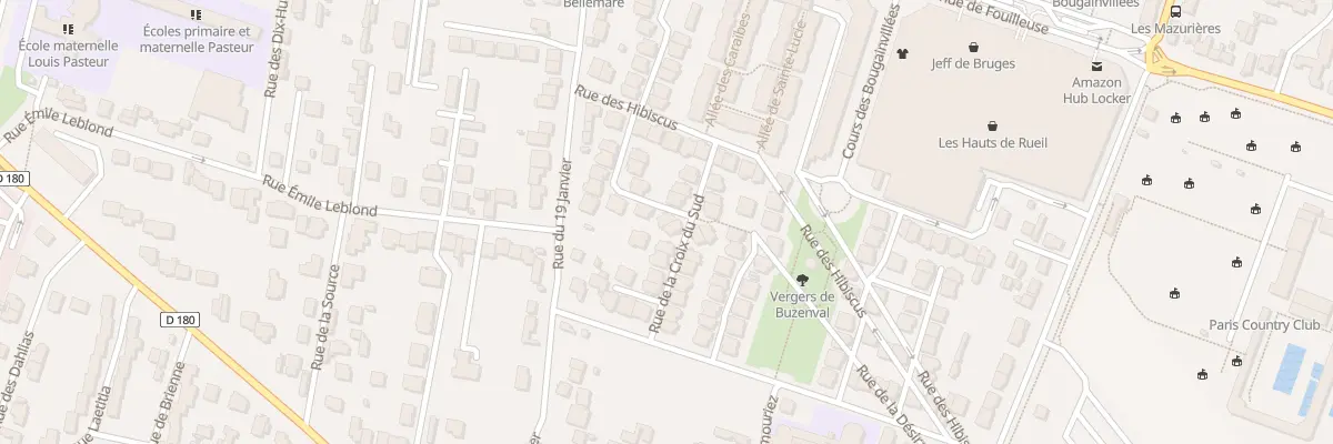 Plan du 12 Rue de la Croix du Sud à Rueil-Malmaison