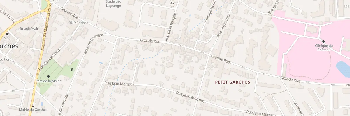 Plan du 101 Grande Rue à Garches