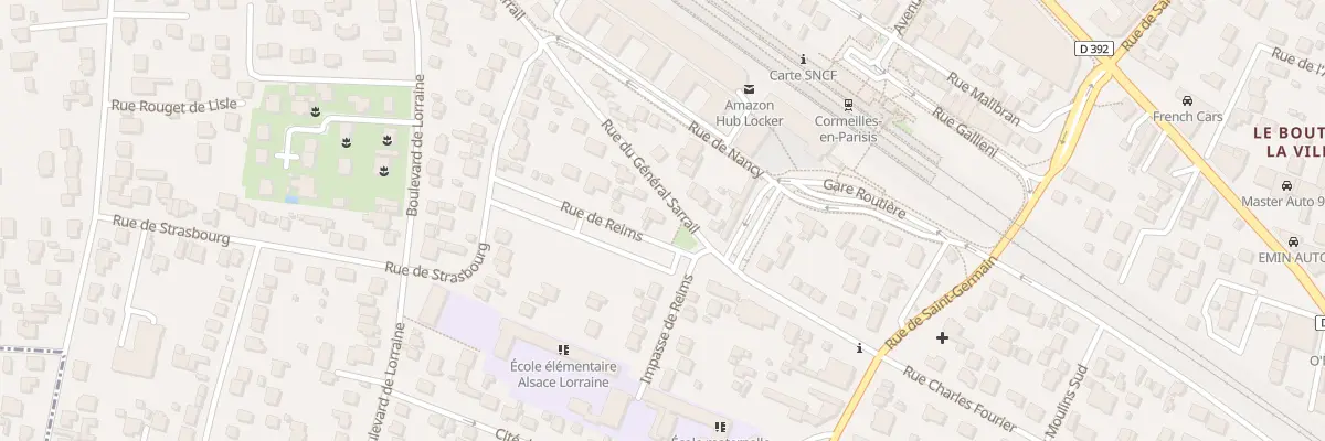 Plan du 13 Rue du Général Sarrail à Cormeilles-en-Parisis