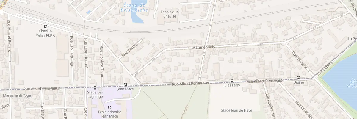 Plan du 16 Rue Lamennais à Chaville