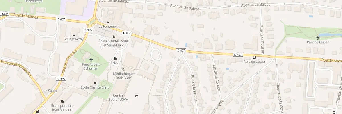 Plan du 14 Rue de Sèvres à Ville-d’Avray