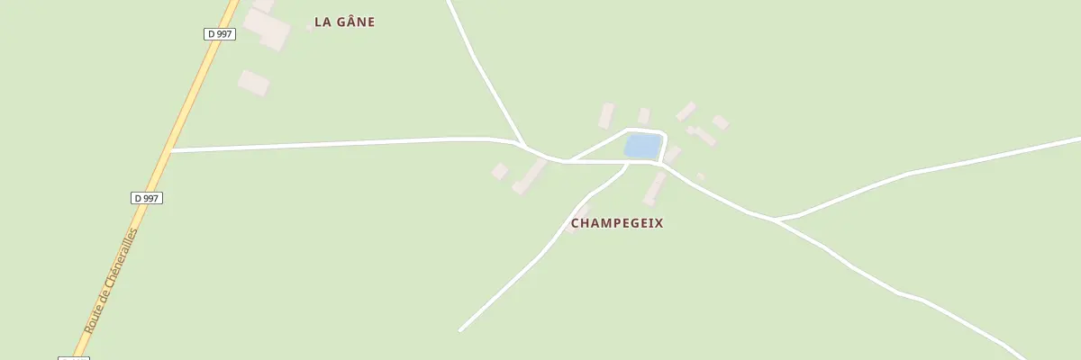 Plan du 10 Champegeix à Saint-Chabrais