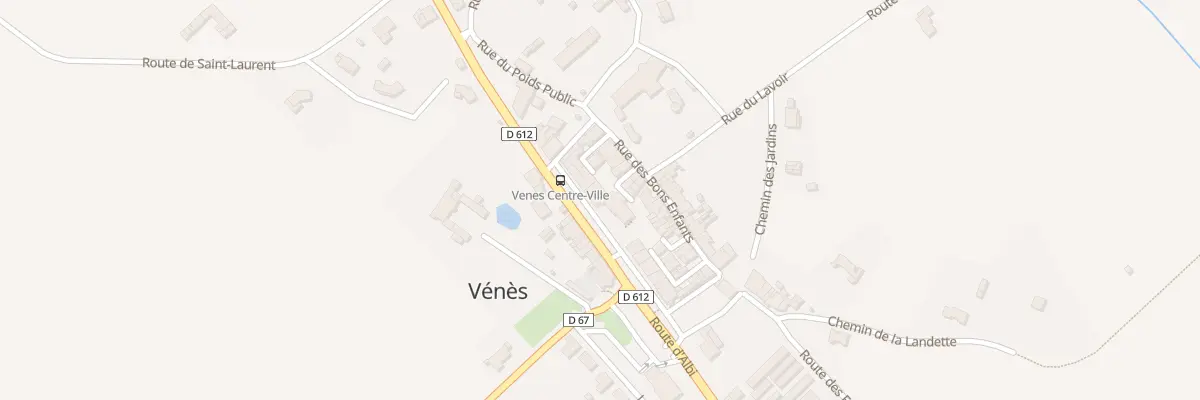 Plan du 5047 Venes à Vénès