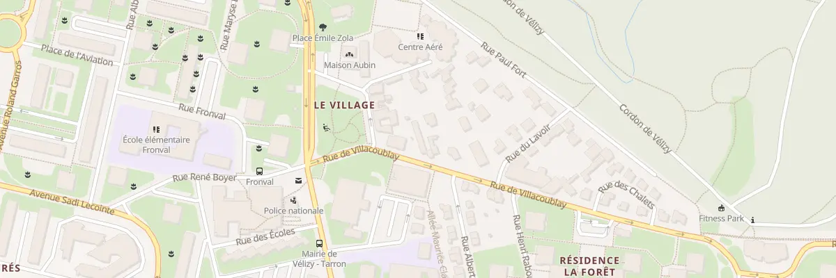 Plan du 5 Rue de Villacoublay à Vélizy-Villacoublay