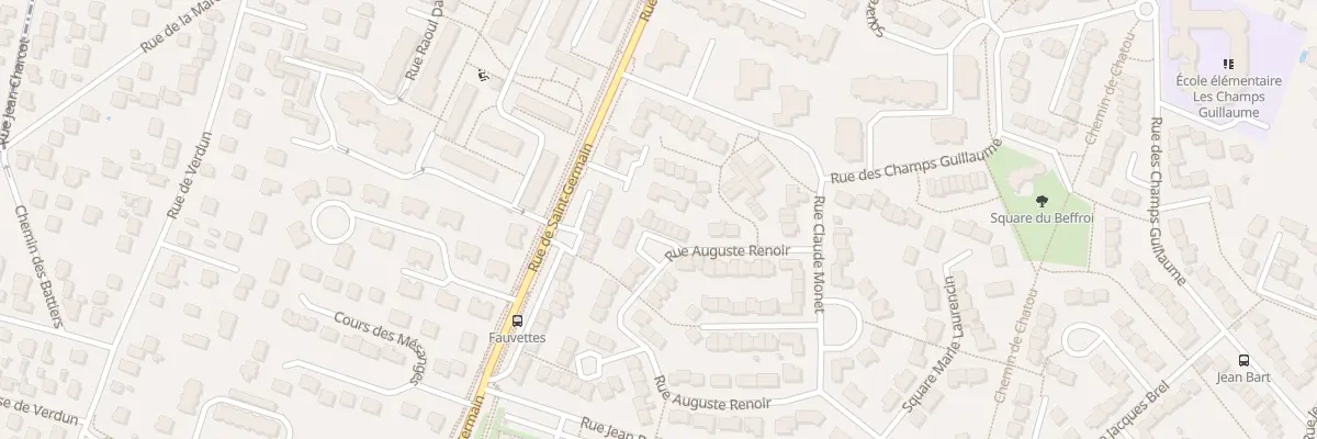 Plan du 15 Rue Auguste Renoir à Cormeilles-en-Parisis