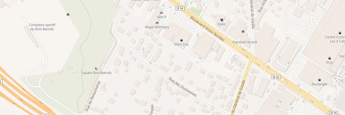 Plan du 28 Rue des Duchesnes à Montigny-lès-Cormeilles
