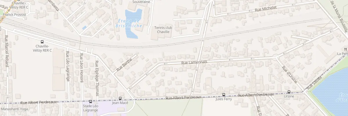 Plan du 23 Rue Lamennais à Chaville