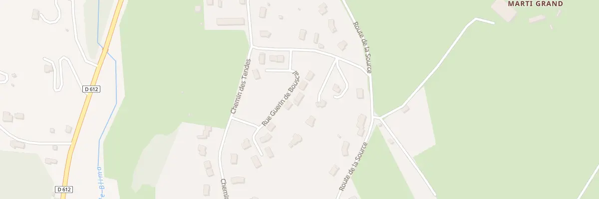 Plan du 9 Rue Guérin de Bouscal à Réalmont