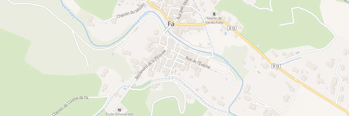 Plan du 4 Rue François Faure à Val-du-Faby