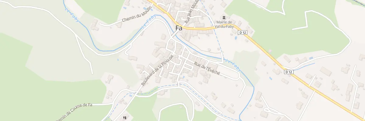 Plan du 2 Rue François Faure à Val-du-Faby