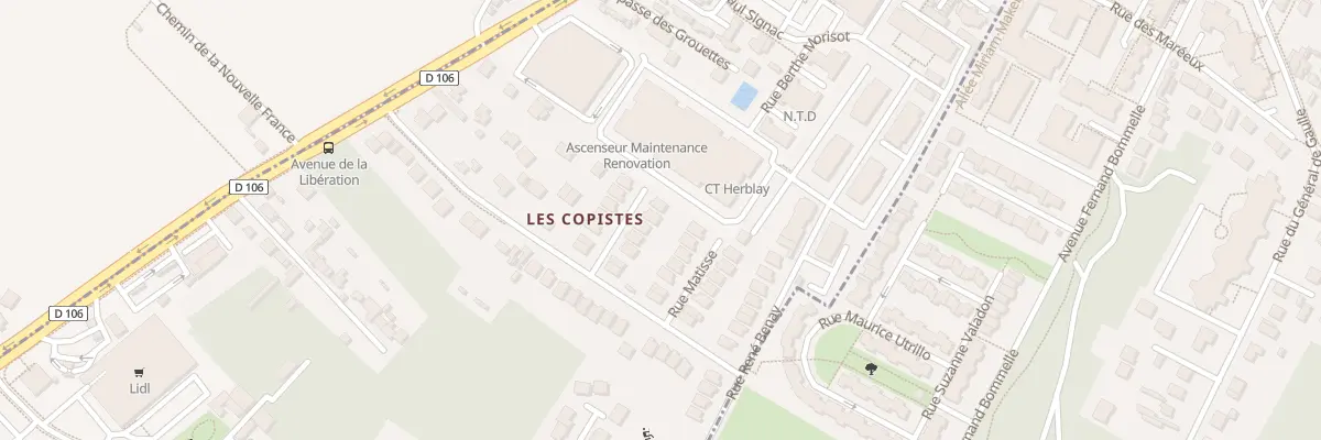 Plan du 12 Rue Gauguin à Herblay-sur-Seine