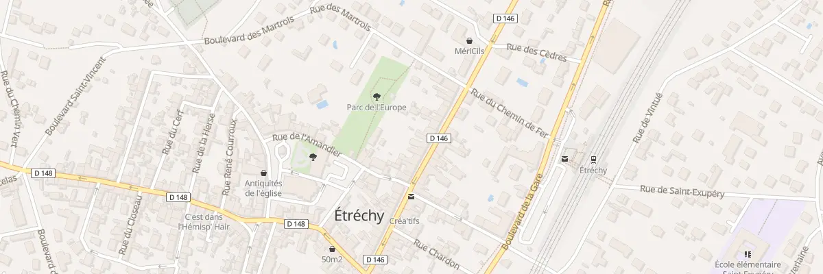 Plan du 16 Rue Grande Rue à Étréchy