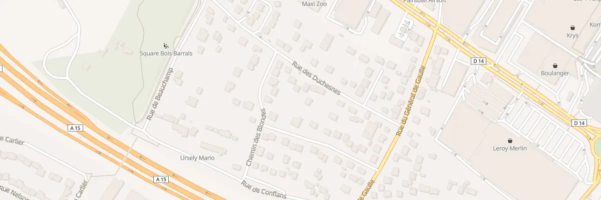 Plan du 17 Rue des Duchesnes à Montigny-lès-Cormeilles
