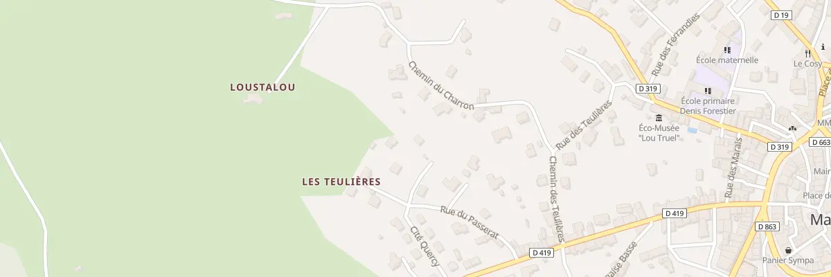 Plan du 6 Rue de Passerat à Maurs