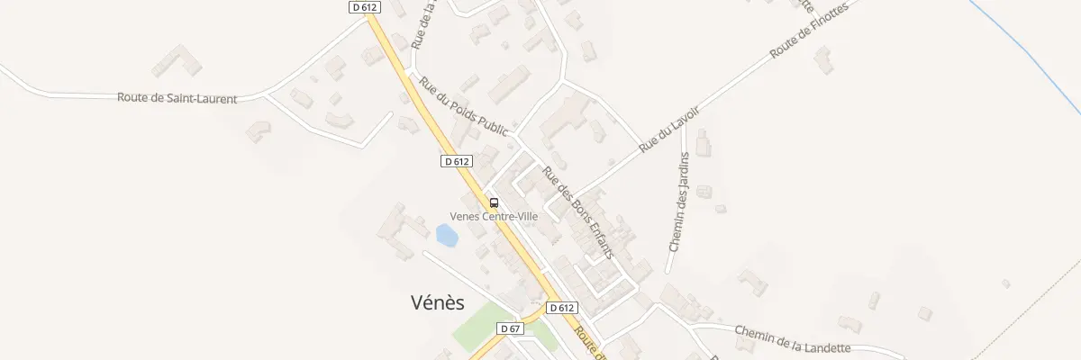 Plan du 6 Rue des Bons Enfants à Vénès