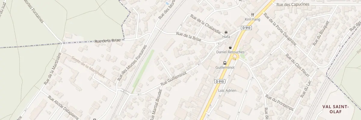 Plan du 20 Rue Guilleminot à Chaville
