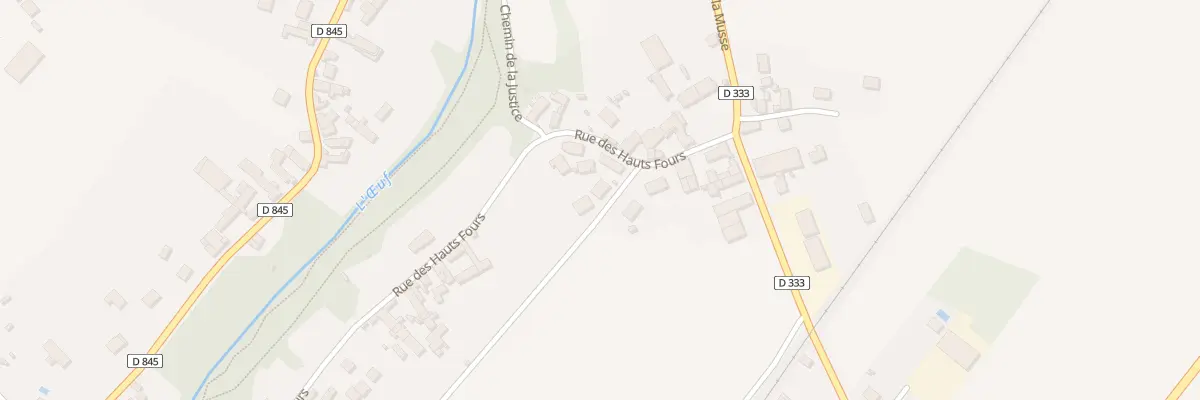 Plan du 5336 Rue des Hauts Fours à Escrennes