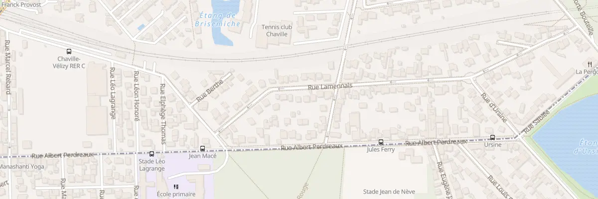 Plan du 18 Rue Lamennais à Chaville