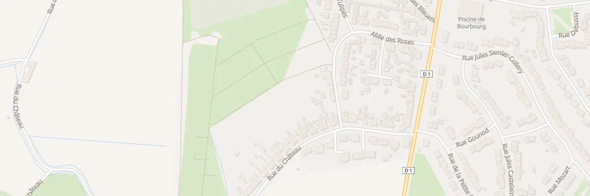 Plan du 22 Rue du Château à Bourbourg