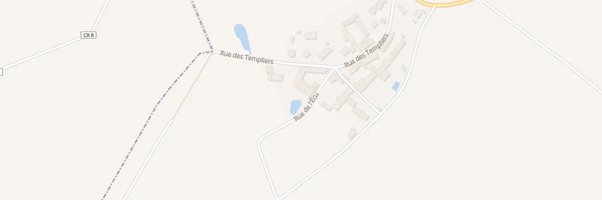 Plan du Vlg à Mauchamps