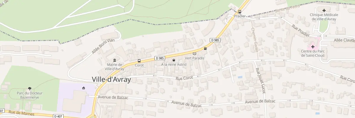 Plan du 40 Rue de Saint-Cloud à Ville-d’Avray