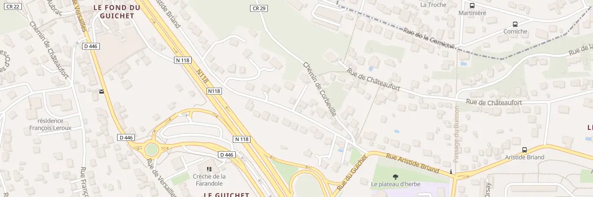 Plan du 35B Rue Aristide Briand à Orsay
