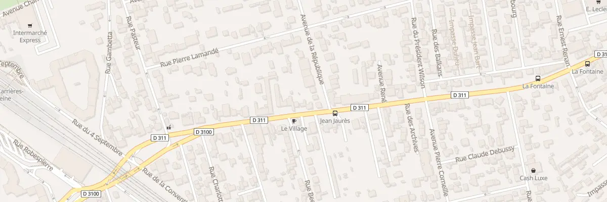Plan du 43 Bd Jean Jaurès à Houilles