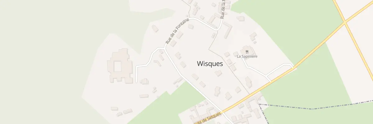 Plan du 25 Rue de la Fontaine à Wisques