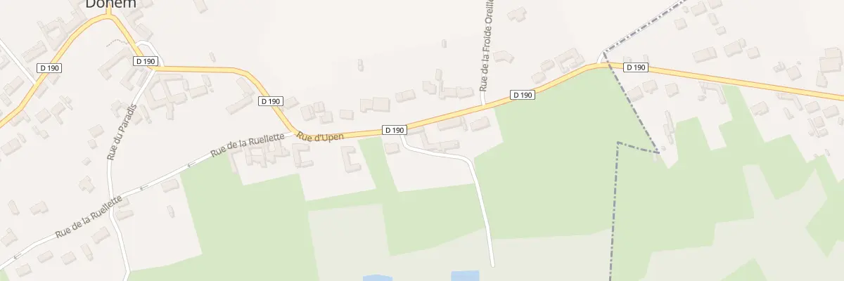 Plan du 3 Rue d’Upen à Dohem