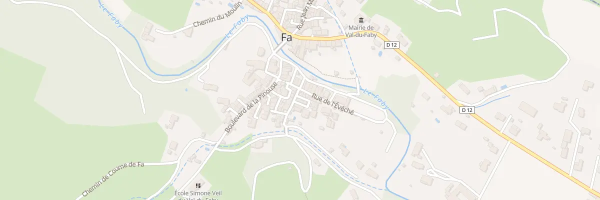 Plan du 2 Rue Eugene Stublein à Val-du-Faby