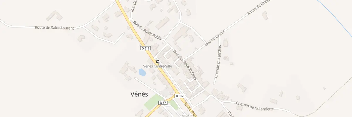 Plan du 10 Rue des Bons Enfants à Vénès